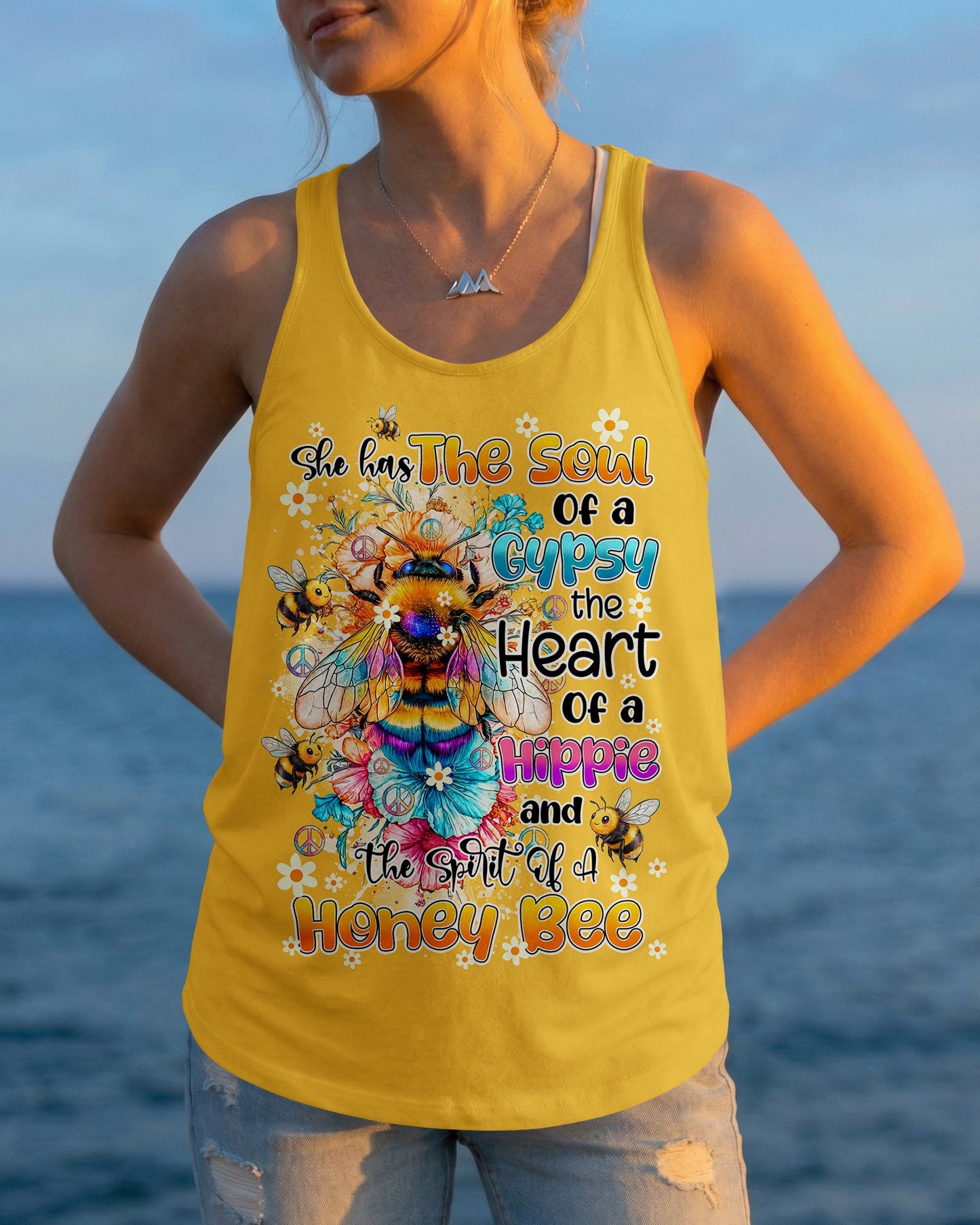 SPIRIT OF A HONEY BEE ALL OVER PRINT - TY0605261