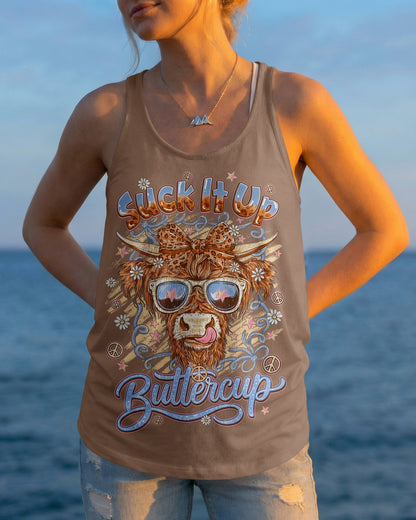 SUCK IT UP BUTTERCUP COW ALL OVER PRINT - TYQY2905261