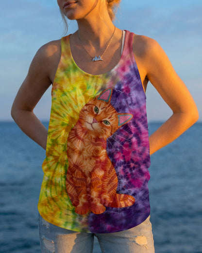 GROOVY CUTE CAT ALL OVER PRINT - TLHG2104261