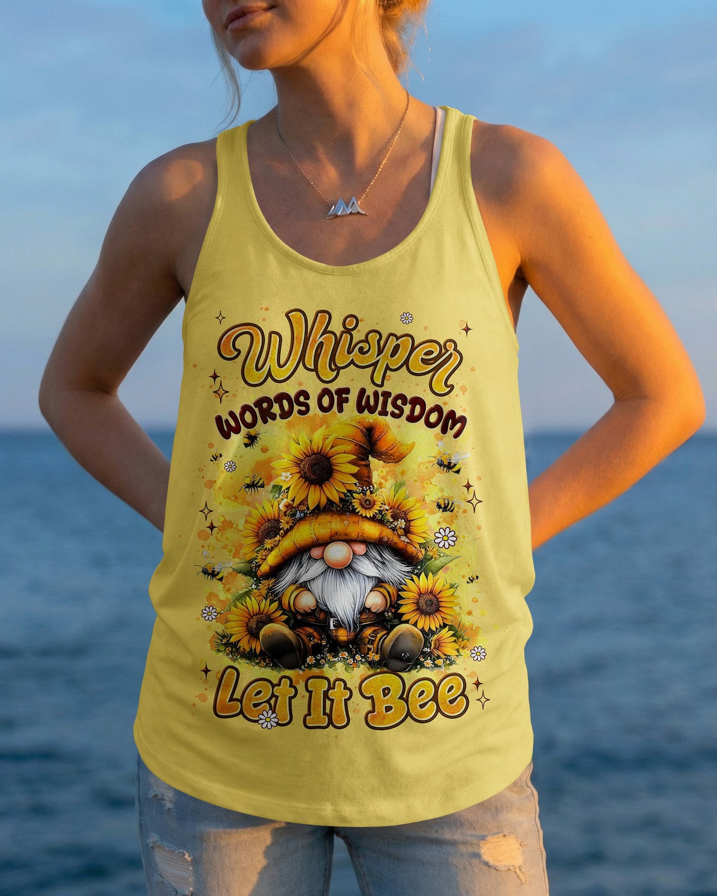 WHISPER WORDS OF WISDOM LET IT BEE GNOME ALL OVER PRINT - TYLN2206262