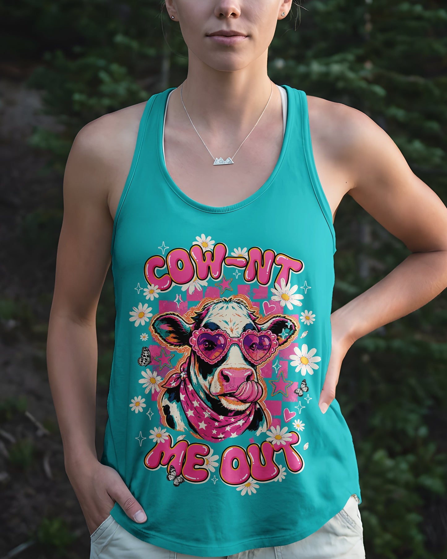 COW-NT ME OUT FUNNY ALL OVER PRINT - TLNT1306262