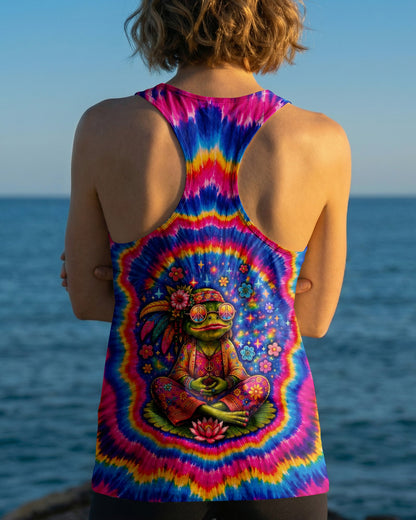 JUST BREATHE FROG SWIRL ALL OVER PRINT - KMTM2105261