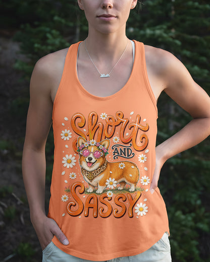 SHORT AND SASSY CORGI DOG ALL OVER PRINT - TLNT0906263