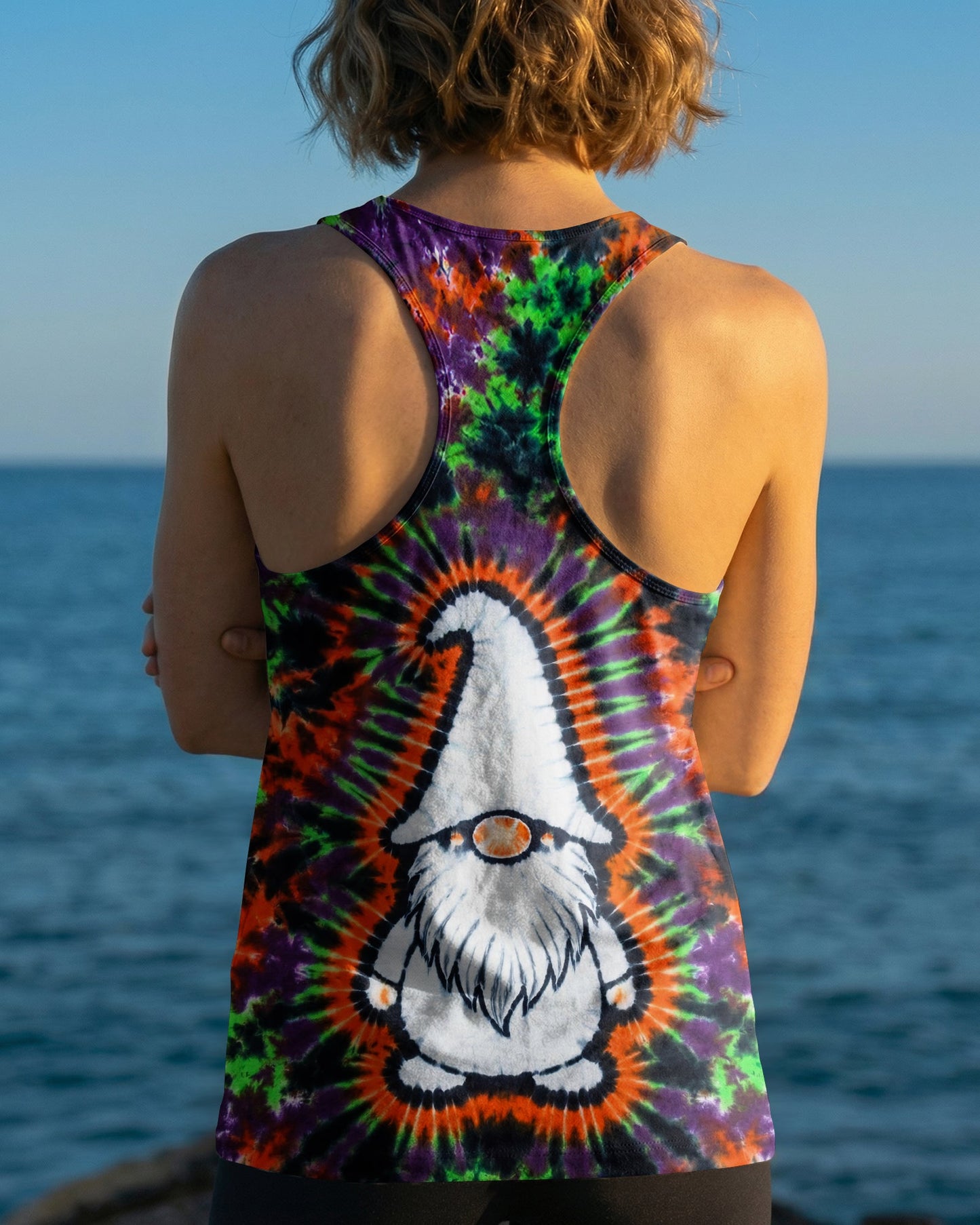 GNOME PURPLE ORANGE BURST ALL OVER PRINT - TLNT1706261