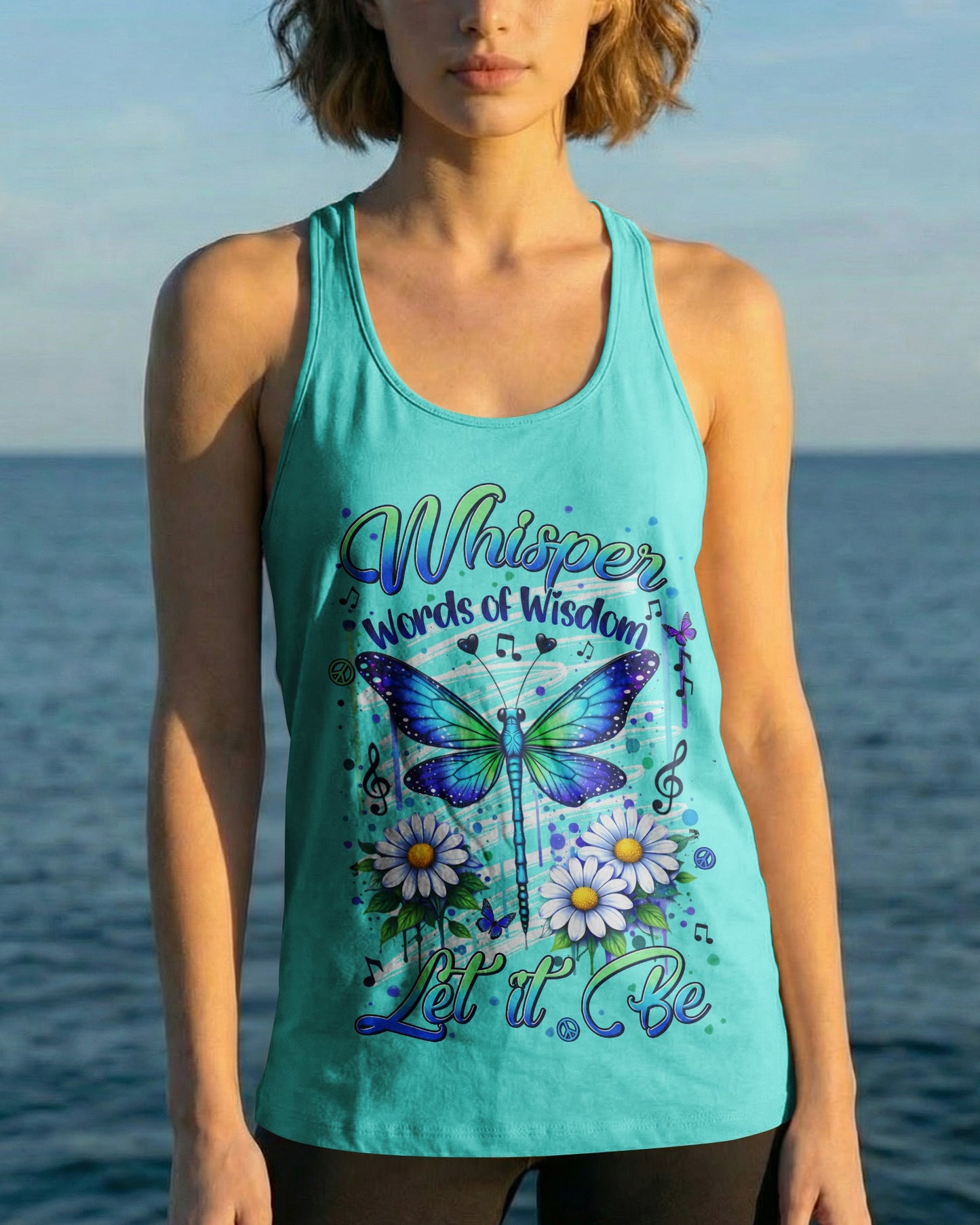 WHISPER WORDS OF WISDOM LET IT BE DRAGONFLY ALL OVER PRINT - TYLN0906263