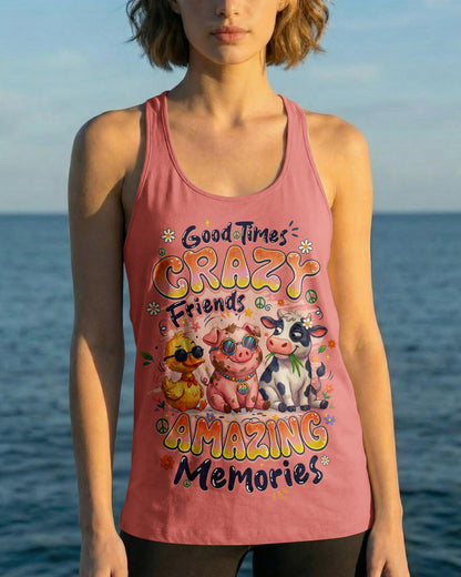 GOOD TIMES CRAZY FRIENDS AMAZING MEMORIES ALL OVER PRINT - TYQY1404262