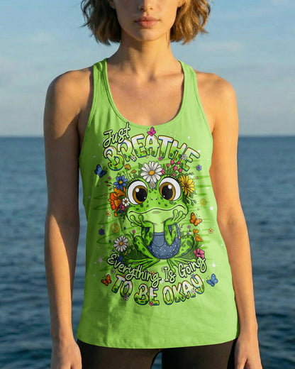 JUST BREATHE FROG ALL OVER PRINT - TLHG2206263