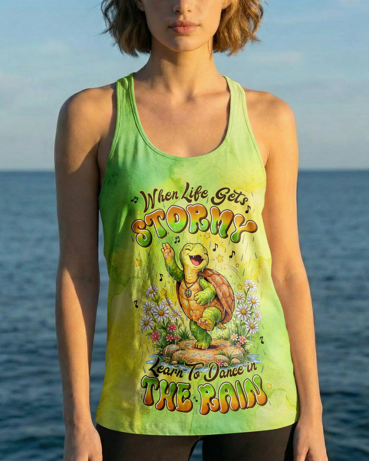 DANCE IN THE RAIN TURTLE ALL OVER PRINT - TYLN2505261
