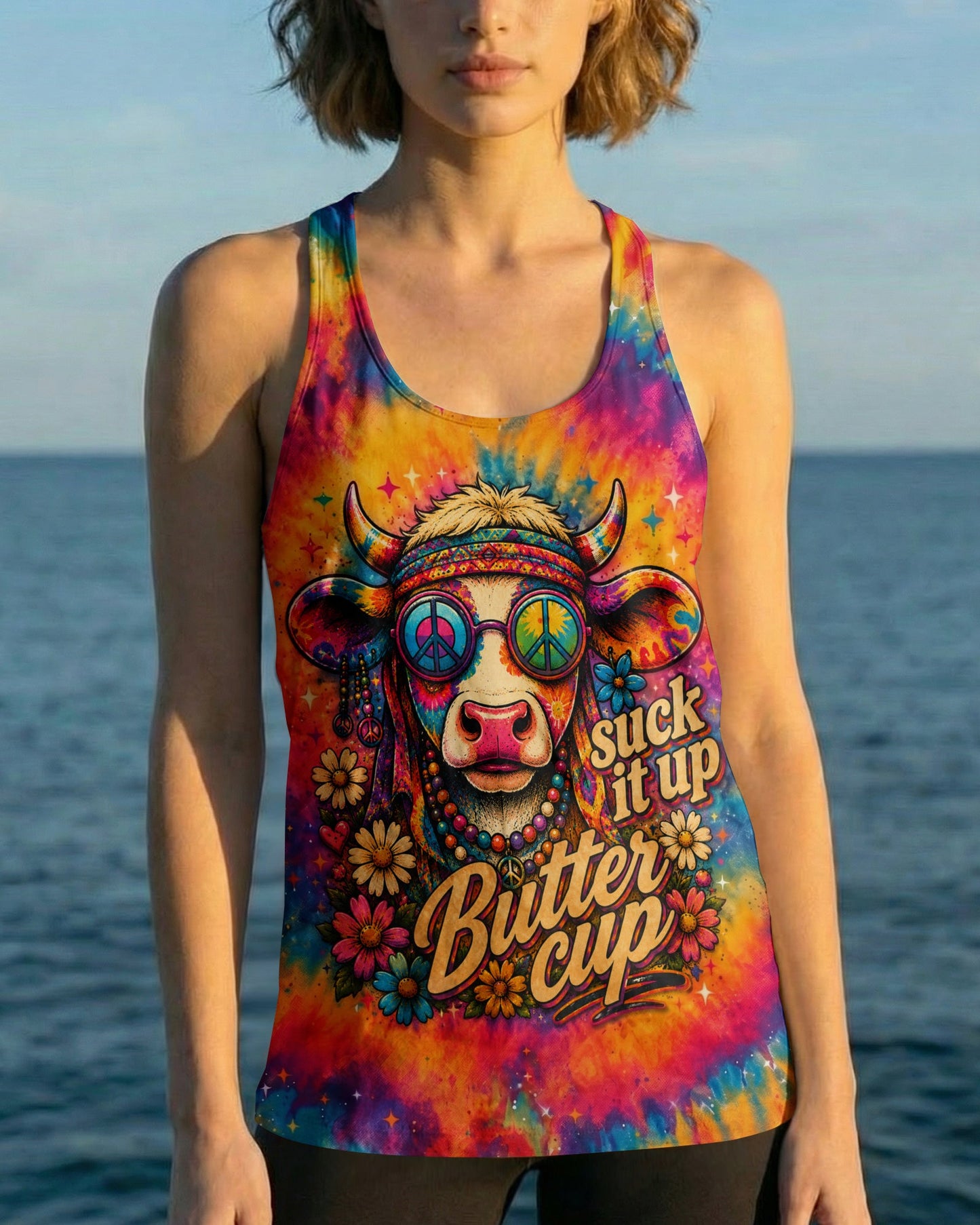 SUCK IT UP BUTTERCUP COW ALL OVER PRINT - TLNO2805262