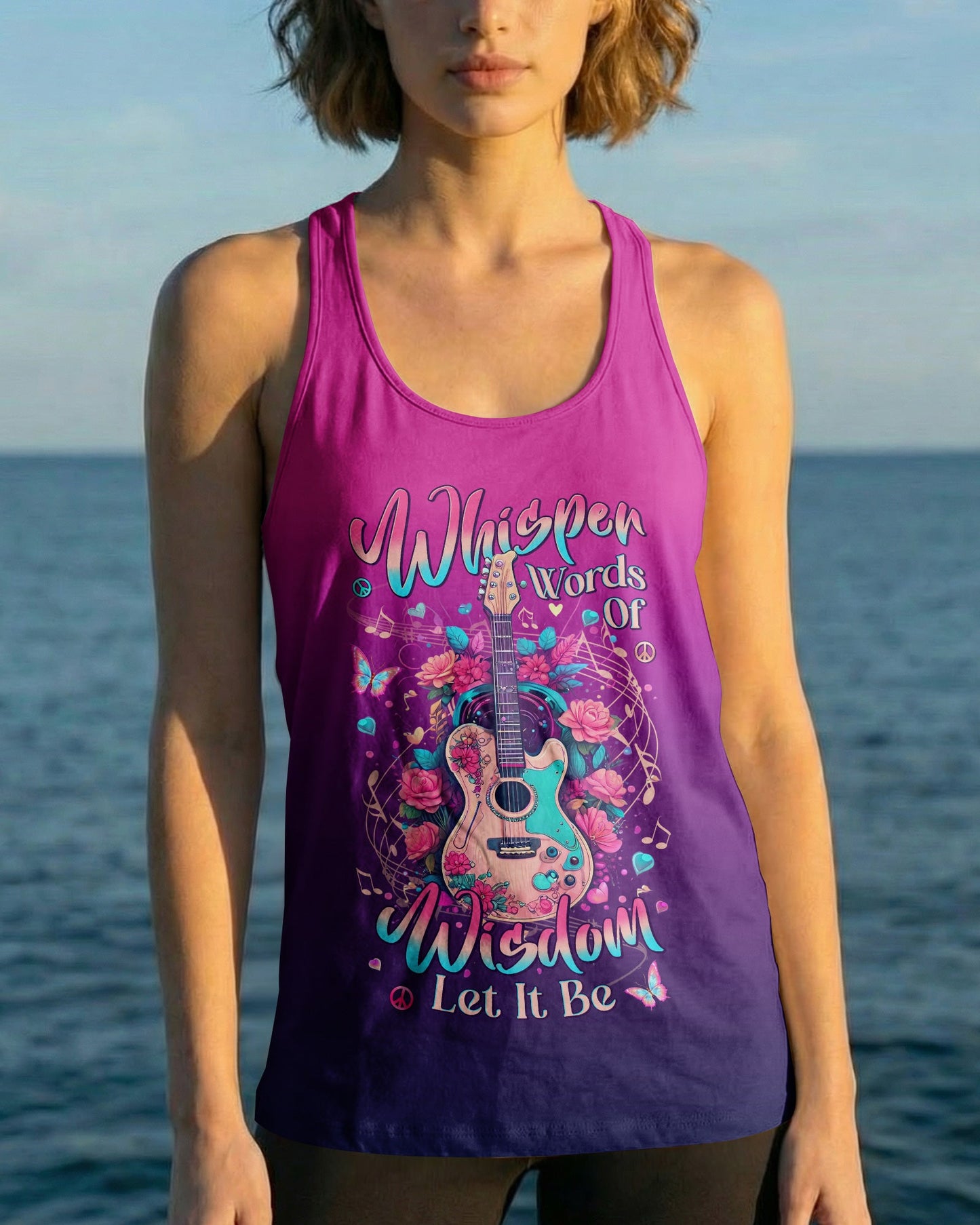 WHISPER WORDS OF WISDOM LET IT BE GUITAR ALL OVER PRINT - TYLN1704261