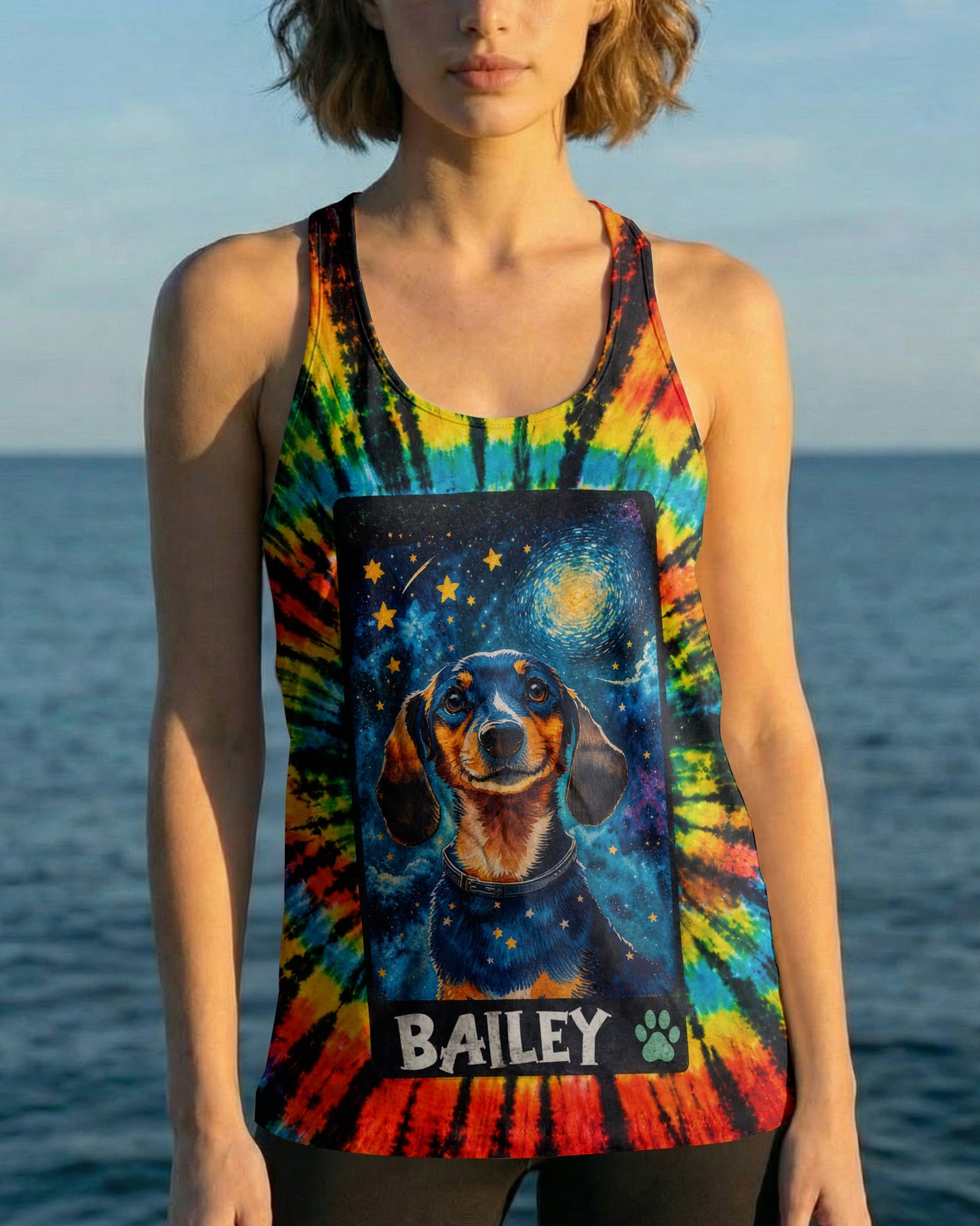 CUSTOM PET PORTRAIT GALAXY SWIRL ALL OVER PRINT - KMTM2306261