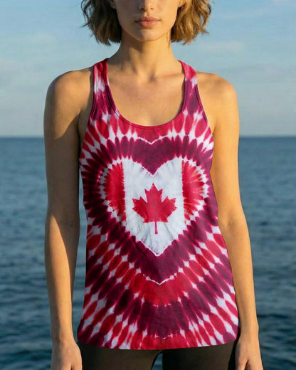 CANADA FLAG HEART ALL OVER PRINT - TYPQ1106261