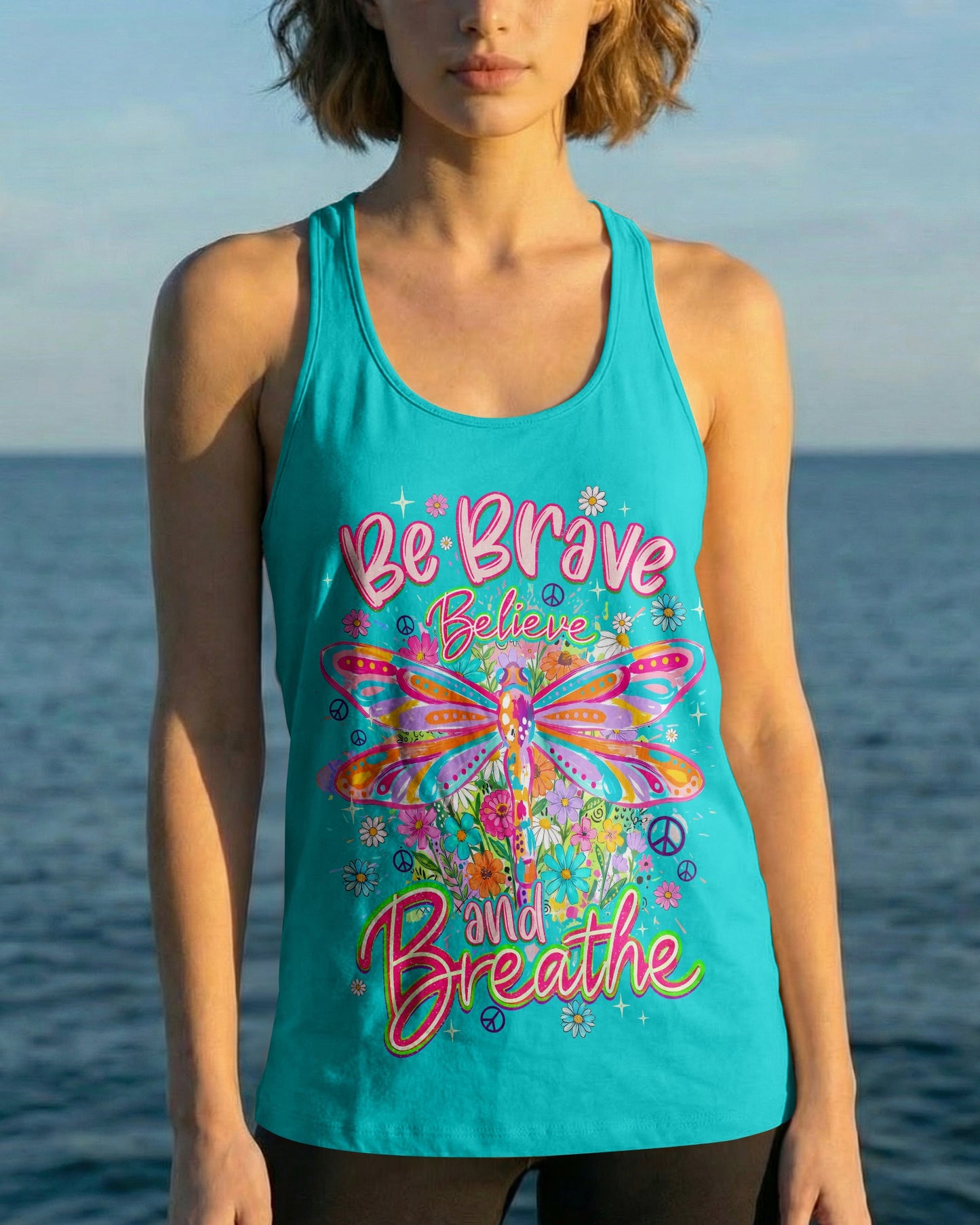 BE BRAVE BELIEVE AND BREATHE DRAGONFLY ALL OVER PRINT - TYQY0406262