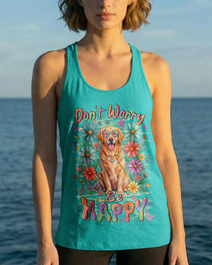 DON'T WORRY BE HAPPY GOLDEN RETRIEVER ALL OVER PRINT - TYLN0405262