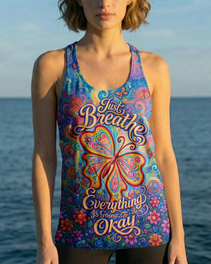 JUST BREATHE BUTTERFLY ALL OVER PRINT - TLTW1205262