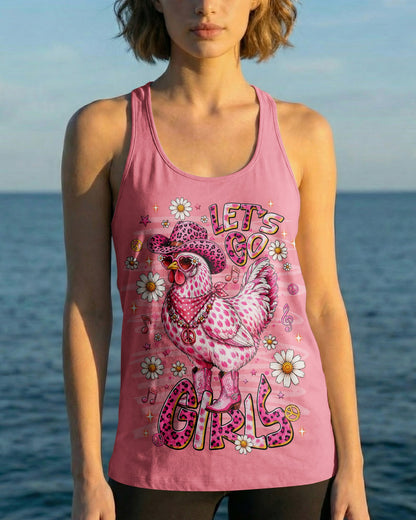 LET'S GO GIRLS HEN CHICKEN ALL OVER PRINT - TLNT2606261