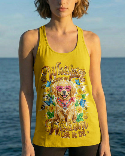 WHISPER WORDS OF WISDOM LET IT BE GOLDEN RETRIEVER PUPPY DOG ALL OVER PRINT - TYQY1105262