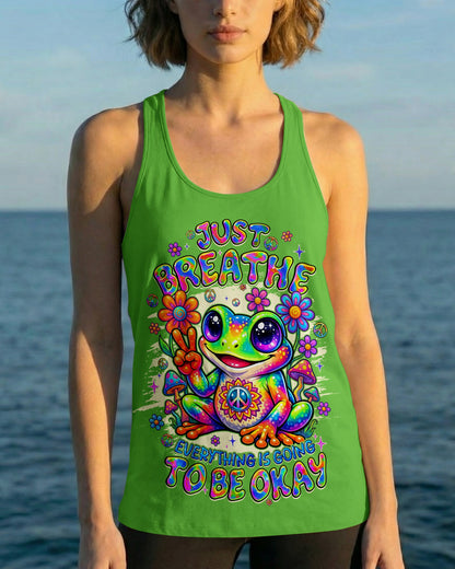 JUST BREATHE FROG ALL OVER PRINT - TYQY1605262