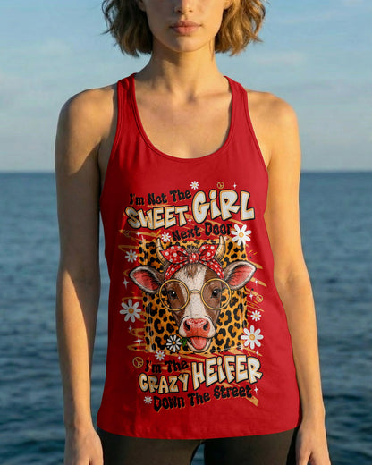 CRAZY HEIFER DOWN THE STREET COW ALL OVER PRINT  - TLTW2306262