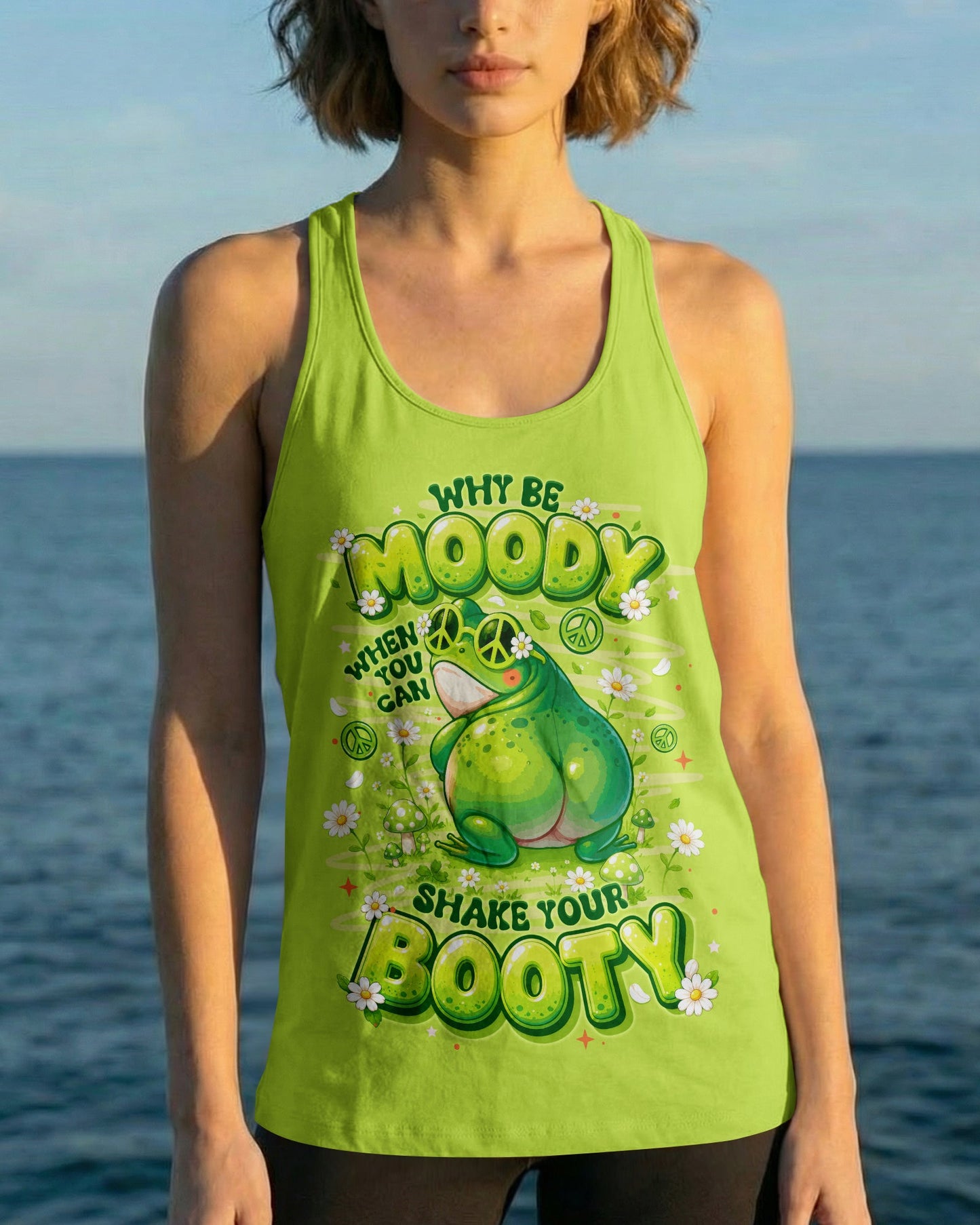 WHY BE MOODY FROG ALL OVER PRINT - TLNO2905261