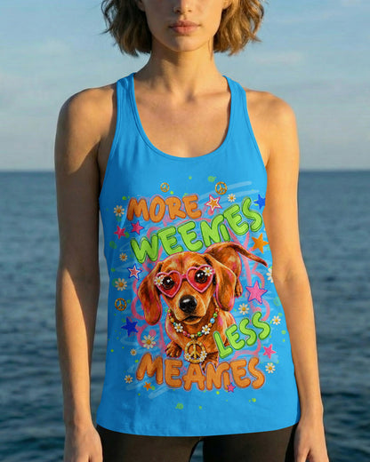 MORE WEENIES LESS MEANIES DACHSHUND DOG ALL OVER PRINT - TLNT1605263