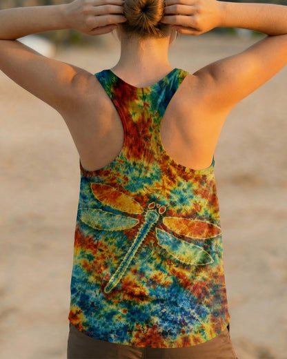 JUST BREATHE DRAGONFLY SWIRL  ALL OVER PRINT  - TLTW1704261