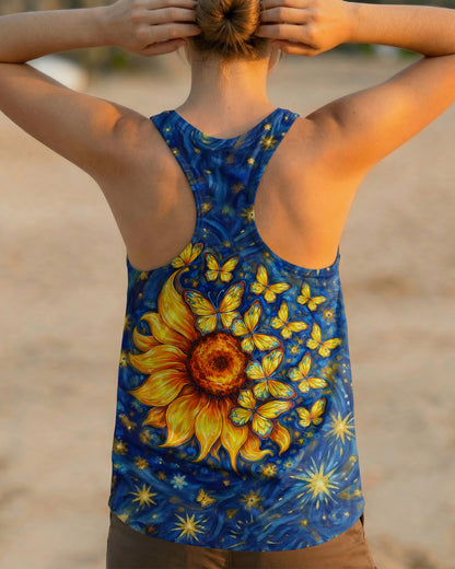 WHISPER WORDS OF WISDOM LET IT BE BUTTERFLY SUNFLOWER  ALL OVER PRINT - TLHN0704261