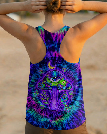 EAT MUSHROOMS SEE THE UNIVERSE SWIRL ALL OVER PRINT  - TLTW0904262