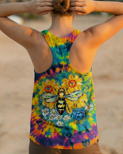 JUST BREATHE BEE SUNFLOWER ALL OVER PRINT - RI2304261