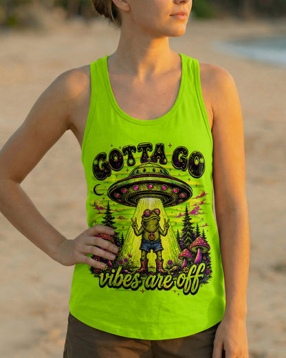 GOTTA GO VIBES ARE OFF FROG ALL OVER PRINT - TLNT1906261