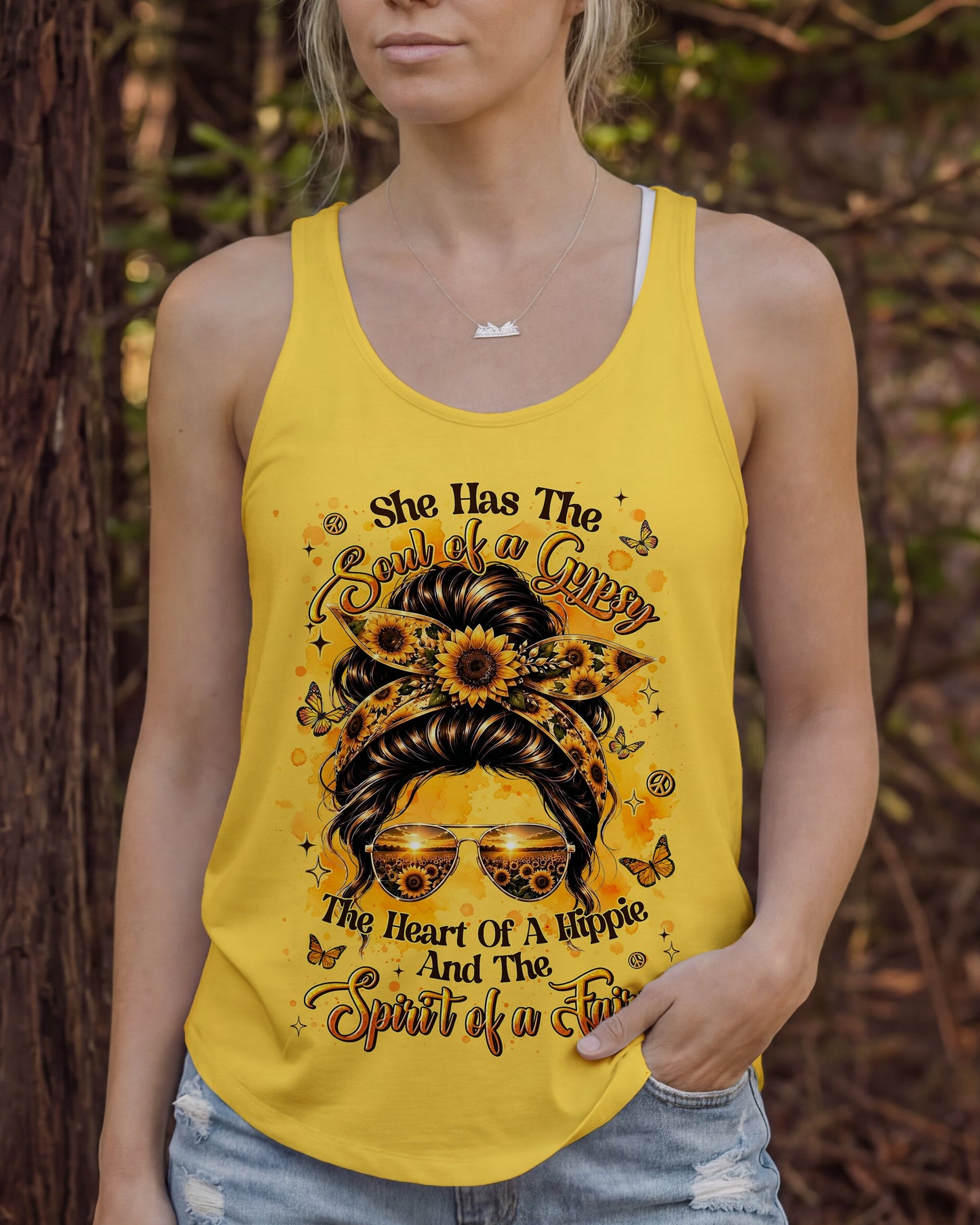SHE HAS THE SOUL OF A GYPSY MESSY BUN ALL OVER PRINT - TYLN2306263