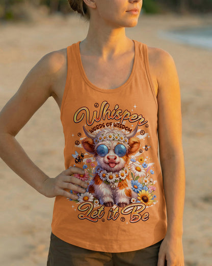 WHISPER WORDS OF WISDOM LET IT BE COW ALL OVER PRINT -TYPQ3005261