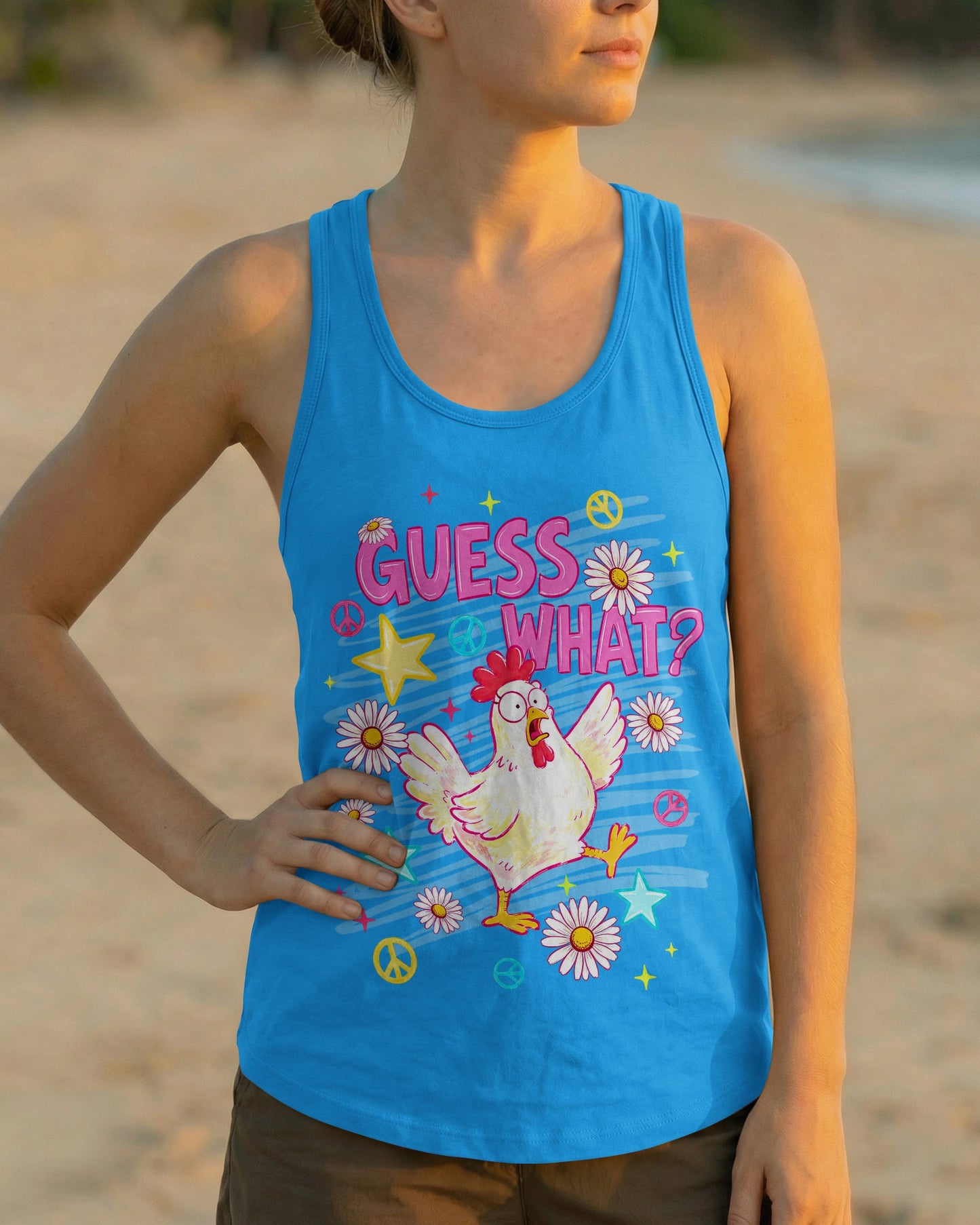 GUESS WHAT CHICKEN FUNNY ALL OVER PRINT  - TLNT2505264