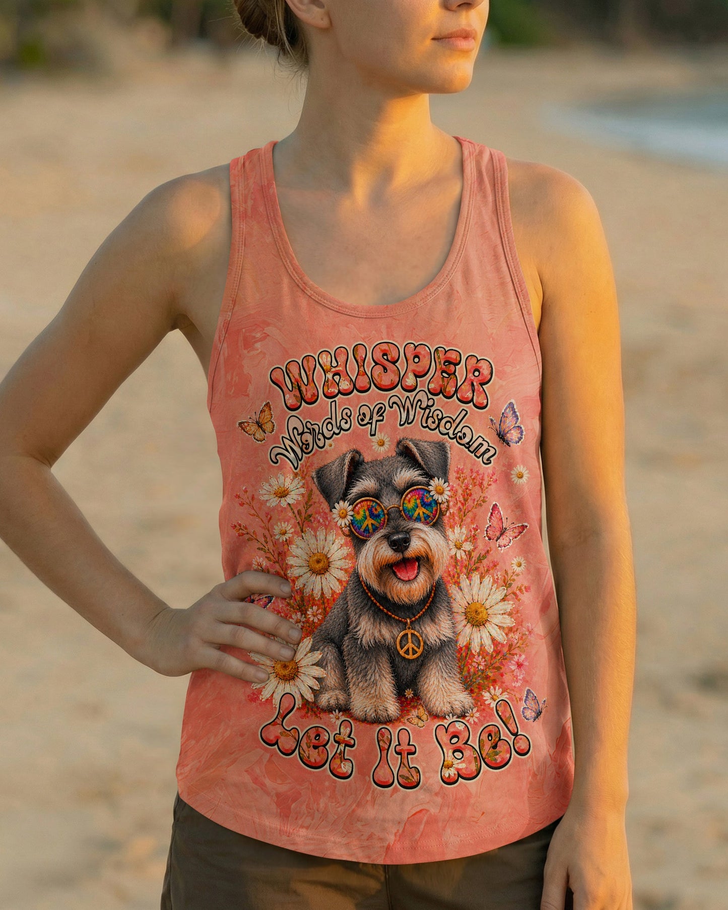 WHISPER WORDS OF WISDOM LET IT BE SCHNAUZER DOG ALL OVER PRINT - TLHN1305262