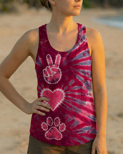 PEACE HAND LOVE PAW PRINT ALL OVER PRINT - TLHN1604262