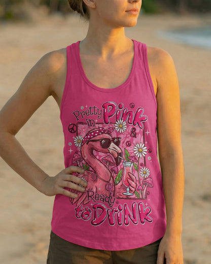 PRETTY IN PINK FLAMINGO ALL OVER PRINT - TYQY2206263