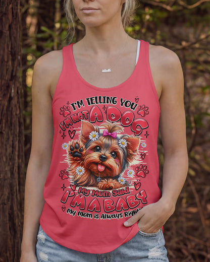 MY MOM SAID I'M A BABY YORKSHIRE TERRIER DOG ALL OVER PRINT - TY2205262