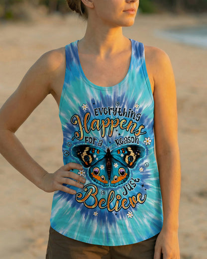 JUST BELIEVE BUTTERFLY ALL OVER PRINT - TYPQ0705261