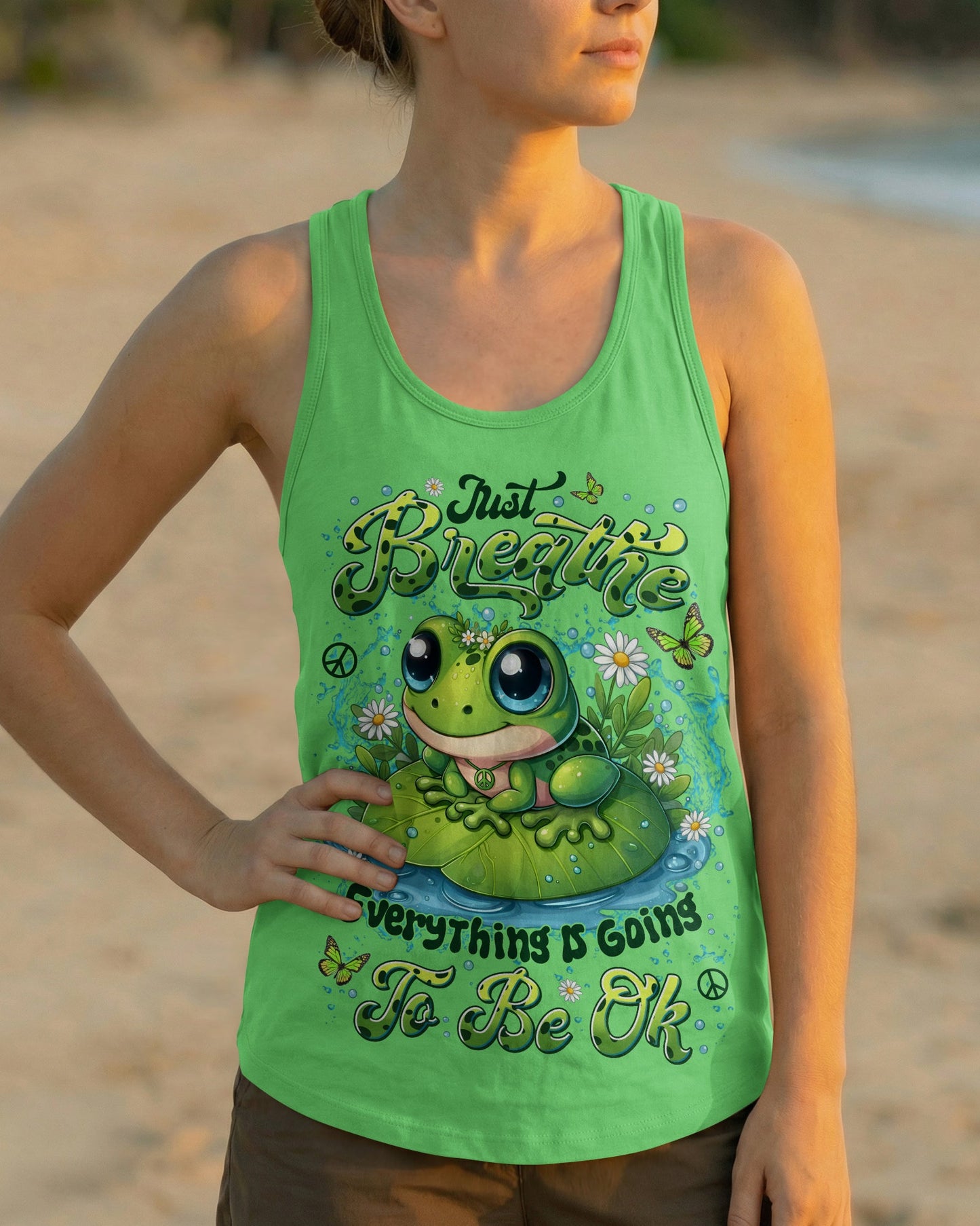 JUST BREATHE FROG ALL OVER PRINT - TYLN2705262