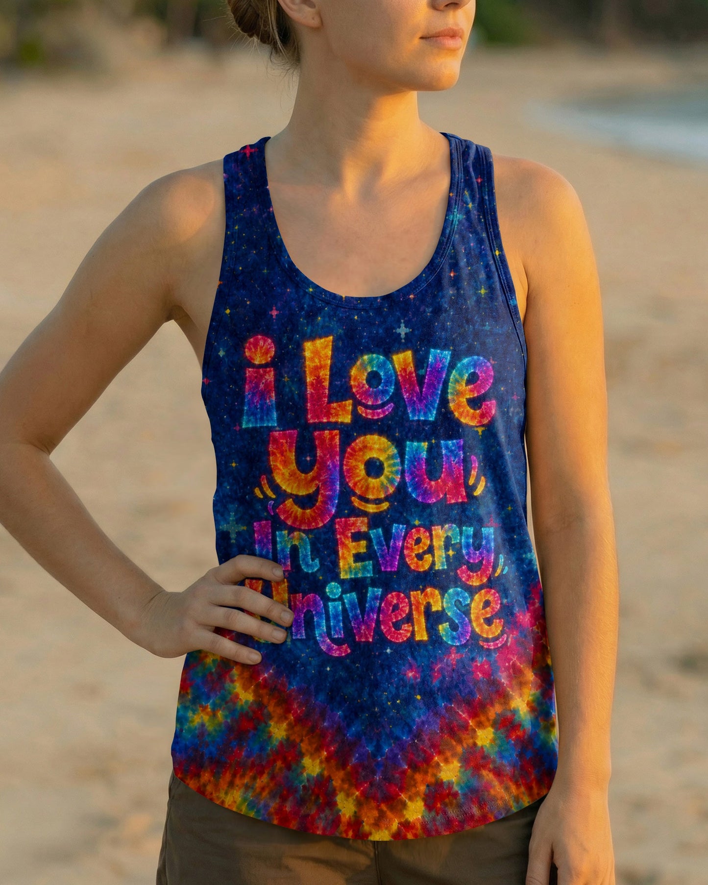 I LOVE YOU IN EVERY UNIVERSE CAT ALL OVER PRINT - KMTM1706261