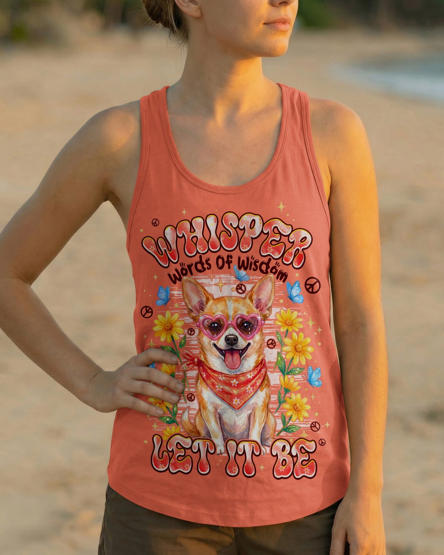 WHISPER WORDS OF WISDOM LET IT BE CHIHUAHUA DOG ALL OVER PRINT - TYPQ2404261