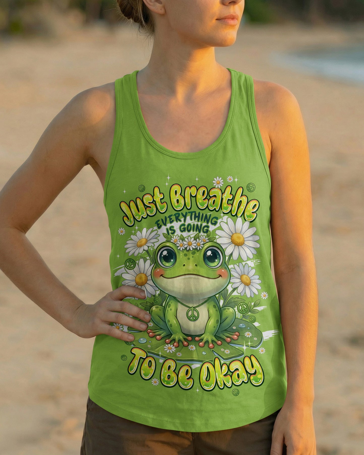 JUST BREATHE FROG ALL OVER PRINT - TYPQ2606261