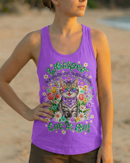 WHISPER WORDS OF WISDOM LET IT BE TABBY CAT ALL OVER PRINT - TY1305262