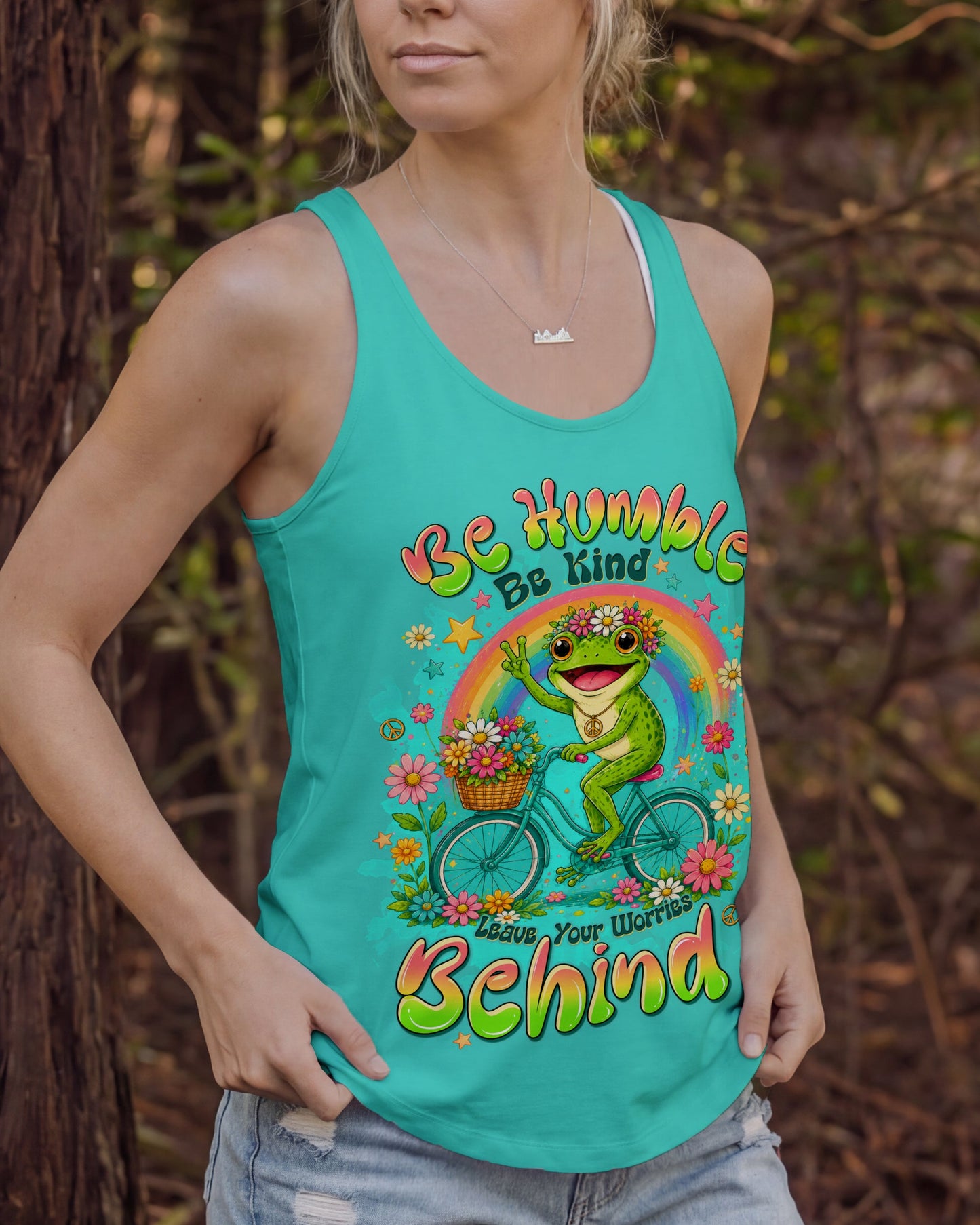 BE HUMBLE BE KIND FROG ALL OVER PRINT - TLTW0207264