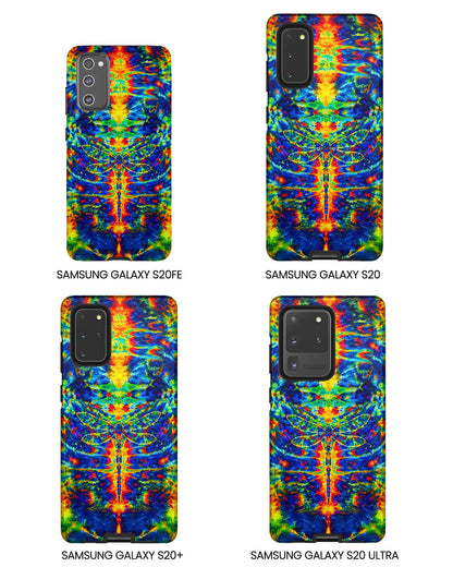 HIPPIE DRAGONFLY COLORFUL SWIRL PHONE CASE - TLNT1105261