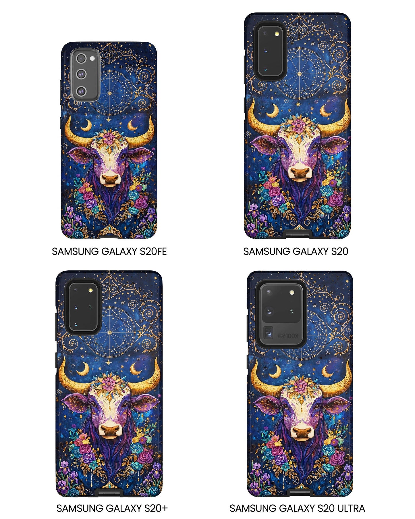 HIPPIE MAGIC COW  PHONE CASE - TLNT2304262