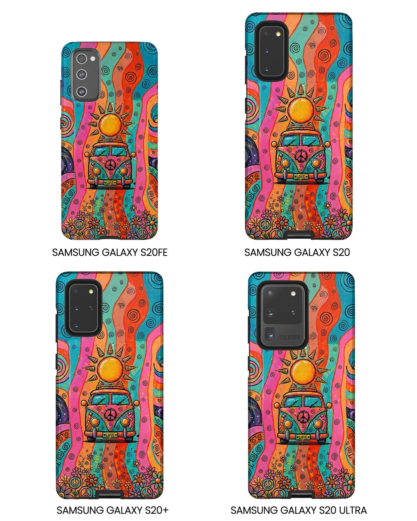 HIPPIE BUS SUN RETRO PHONE CASE  - TLTW2804262