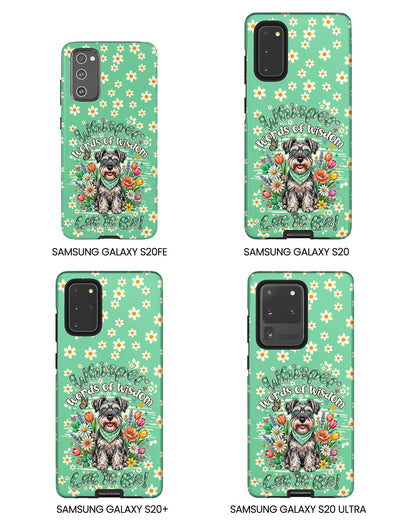WHISPER WORDS OF WISDOM LET IT BE SCHNAUZER PHONE CASE - TY0405261