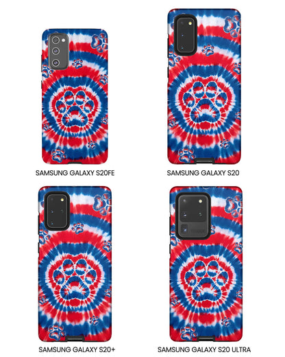 RED WHITE AND BLUE PAW PHONE CASE - TYQY2004253
