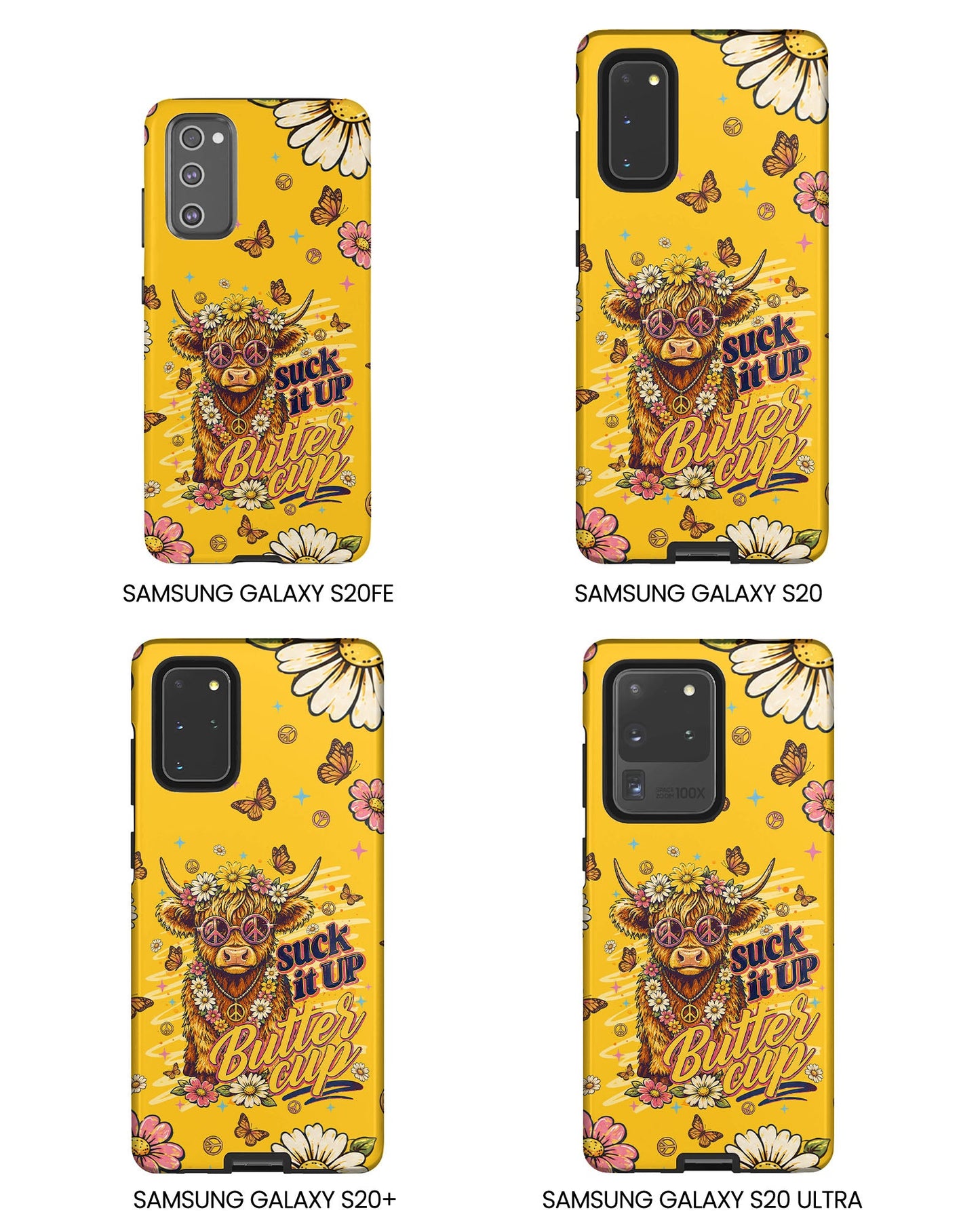 SUCK IT UP BUTTERCUP COW PHONE CASE - TLNT0906264